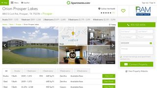 Orion Prosper Lakes Apartments - Prosper, TX | Apartments.com