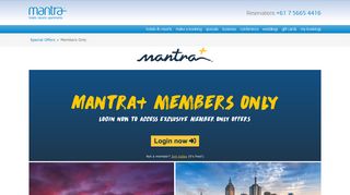 Mantra+ Hotel Deals - Members Only