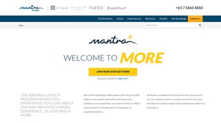 Mantra+ Loyalty Program - MantraHotels.com