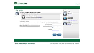Manulife - Site choice