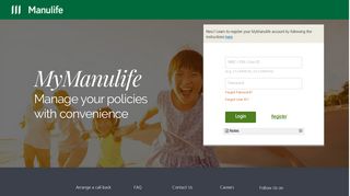 Manulife Customer Website