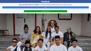 Manurewa High School - Home | Facebook