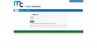 Manx Telecom E-Bill - Home