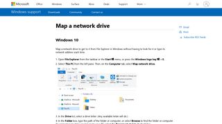 Map a network drive - Microsoft Support