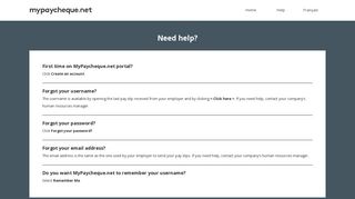 Need help? - MaPaie.NET