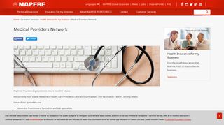 Medical providers network, services - MAPFRE PUERTO RICO