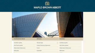 Maple-Brown Abbott | Welcome