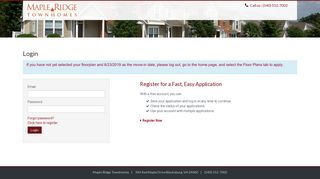 Login to Maple Ridge Townhomes to track your account | Maple Ridge ...