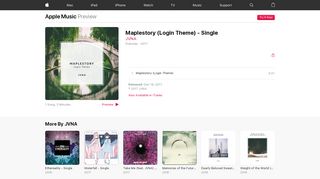 Maplestory (Login Theme) - Single by JVNA on Apple Music
