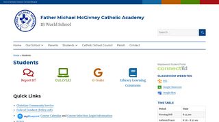 Students – Father Michael McGivney Catholic Academy