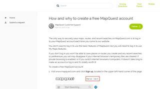 How and why to create a free MapQuest account – MapQuest | Help