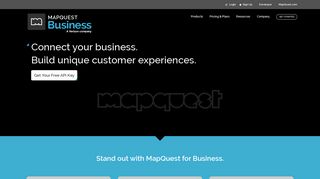MapQuest for Business: Mapping, Geocoding, Routes, Traffic
