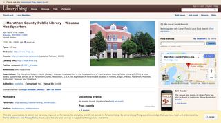 Marathon County Public Library - Wausau Headquarters in Wausau ...