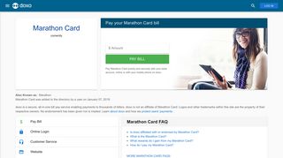 Marathon Card: Login, Bill Pay, Customer Service and Care Sign-In