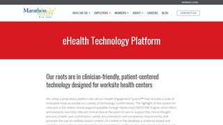 proprietary technology and eHealth Portal | Marathon Health
