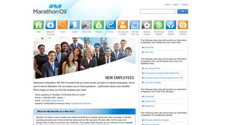 Marathon Oil Company - New Employees - MRO Benefits