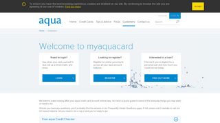aqua Customers - Login or Register | aqua