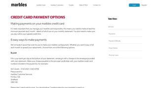 Manage Your Credit Card Payments Online - Marbles