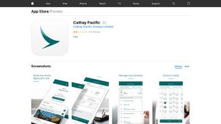 Cathay Pacific on the App Store - iTunes - Apple