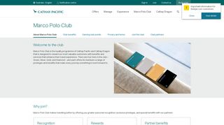 Marco Polo Club - Cathay Pacific