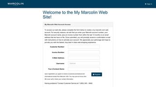Need to register for an account? - Marcolin