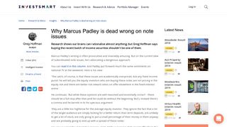 Why Marcus Padley is dead wrong on note issues - InvestSMART
