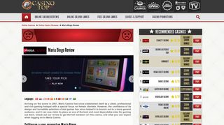 Maria Bingo Review | Bingo Games, Software, Support & Best Bonuses