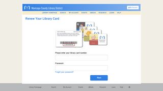 Renew Your Library Card - Maricopa County Library District