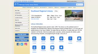 Southeast Regional Library - Gilbert - Maricopa County Library District