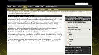 Marine Corps Training Information Management System (MCTIMS)