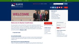 Welcome to Marine Credit Union