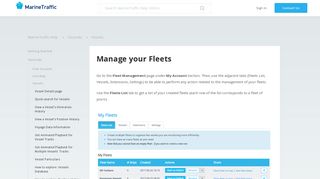 Manage your Fleets – MarineTraffic Help