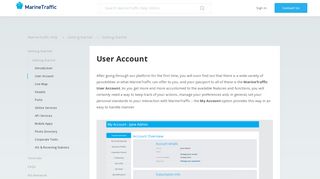 User Account – MarineTraffic Help