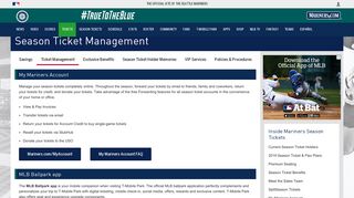Ticket Management | Season Tickets | Seattle Mariners - MLB.com