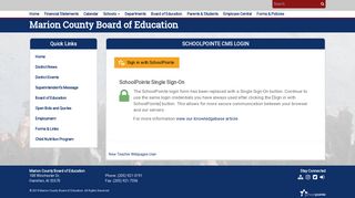 Login - Marion County Board of Education