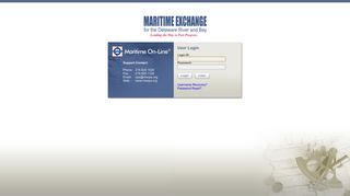Maritime On-Line - Login