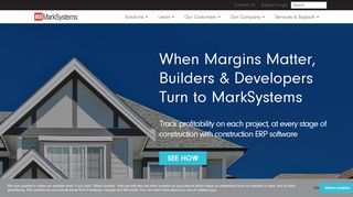 MarkSystems Trusted ERP software for homebuilders