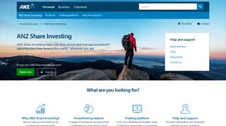 ANZ Share Investing | ANZ