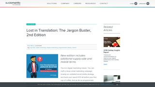 Lost in Translation: The Jargon Buster, 2nd Edition | Sociomantic Labs
