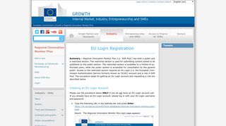 EU Login Registration - Internal Market, Industry, Entrepreneurship ...