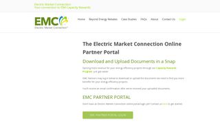 Online Portal Login - Electric Market Connection