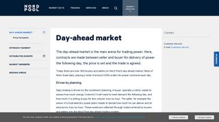 Day-ahead market | Nord Pool