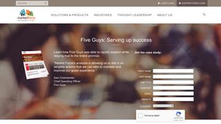 Restaurant: Five Guys | Market Force Information, Inc.