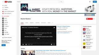 Market Matters - YouTube