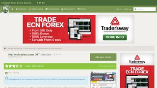 Market Traders Institute | MTI | MarketTraders.com reviews and ratings ...