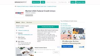 Market USA FCU - 3 Locations, Hours, Phone Numbers … - Branchspot