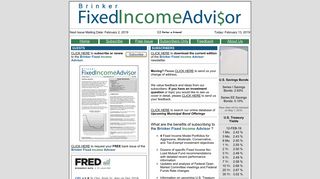 Brinker Fixed Income Advisor
