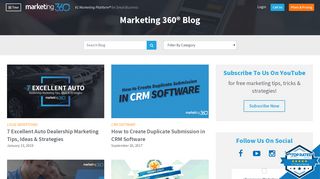 CRM for Small Business - Marketing 360®
