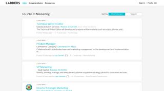 Marketing Jobs - Find Job Openings in Marketing | Ladders