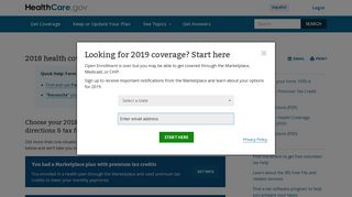 2018 health coverage & your federal taxes | HealthCare.gov
